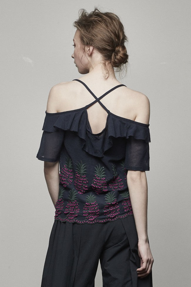 PINEAPPLE OFFSHOULDER T - 17S-T-04