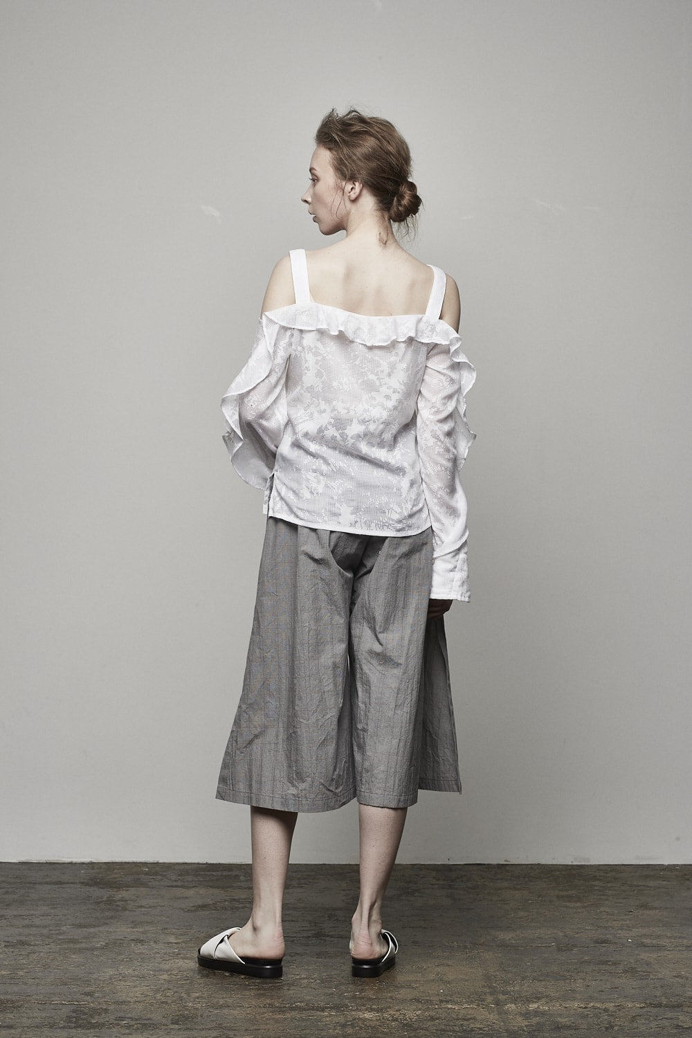 OPAL FRILL OFFSHOULDER TOP - 17S-SH-07