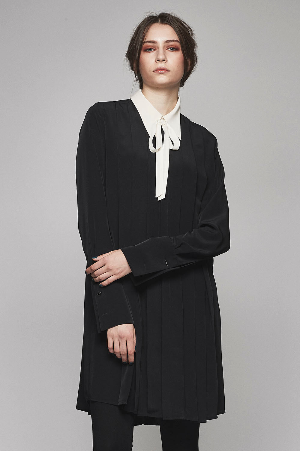 Lambert Crepe De Chine Long Shirt 