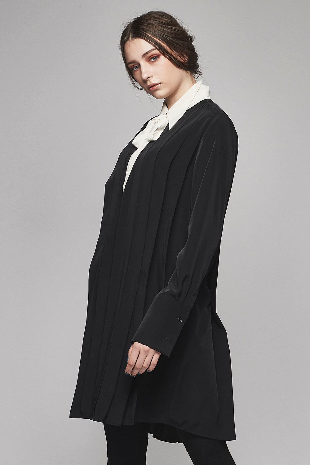 Lambert Crepe De Chine Long Shirt 