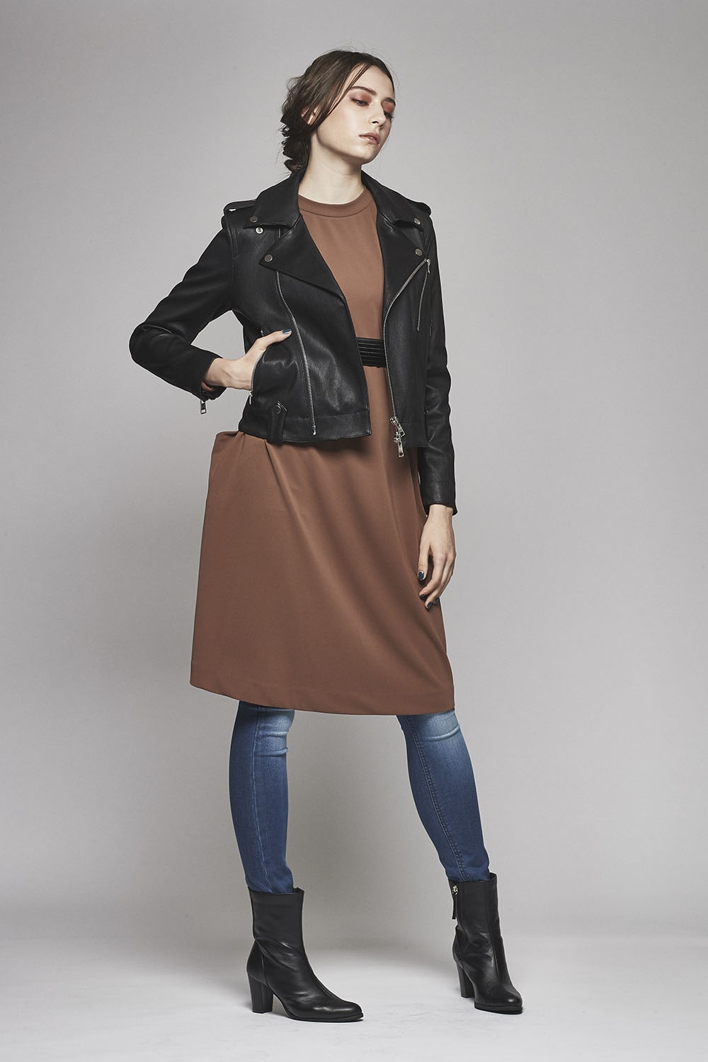 Matte Stretch Punch One Piece