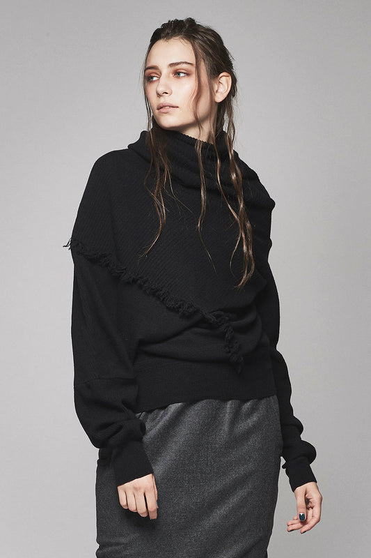 Deformed Fringe Knit - 17FK03