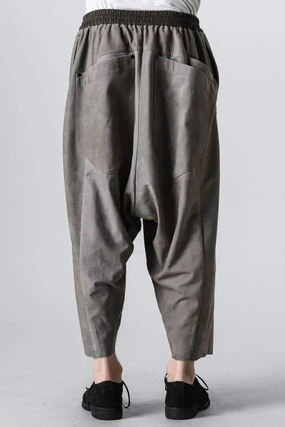 リラックスパンツ ソフトヌバックカウレザー Slate Gray