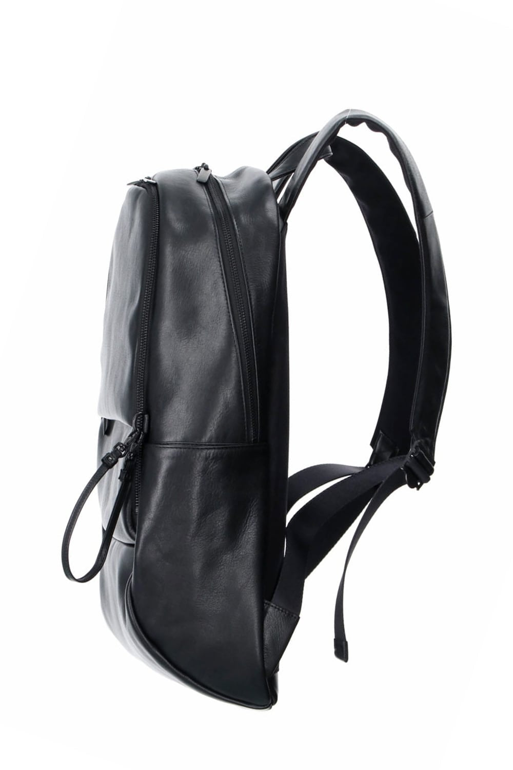 Leather backpack 'round double F'