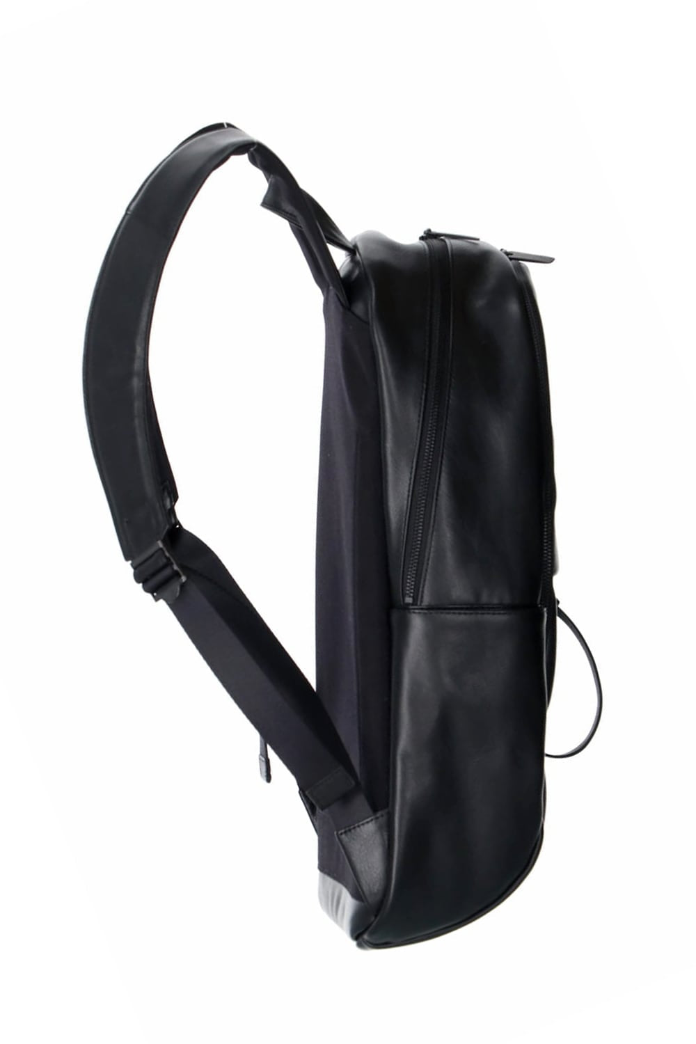 Leather backpack 'round double F'
