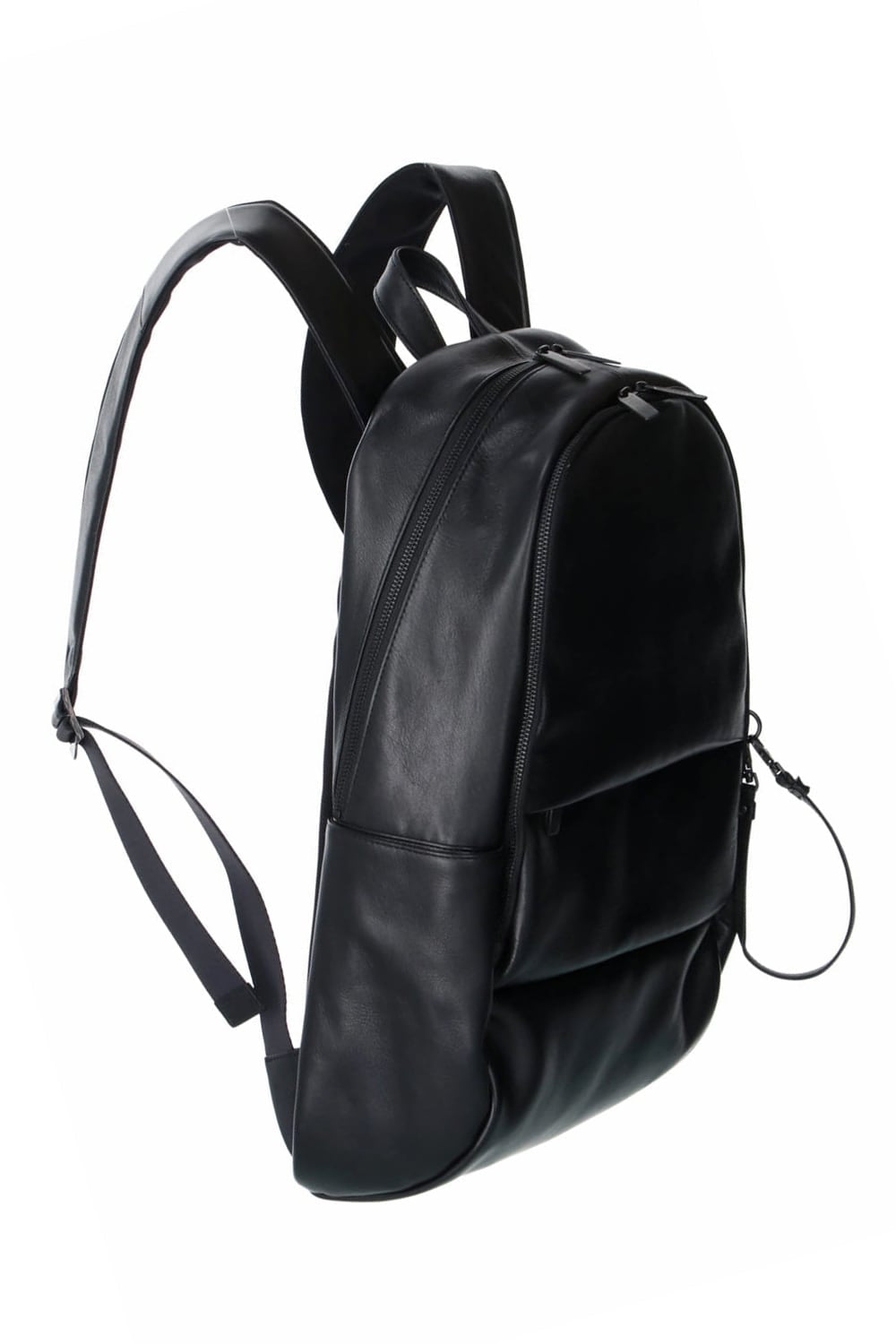 Leather backpack 'round double F'