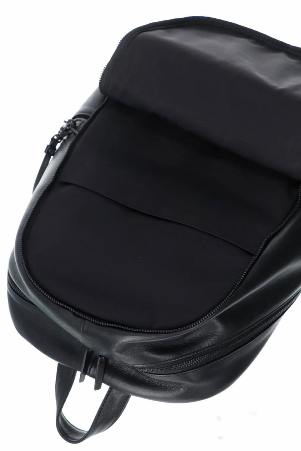 Leather backpack 'round double F'