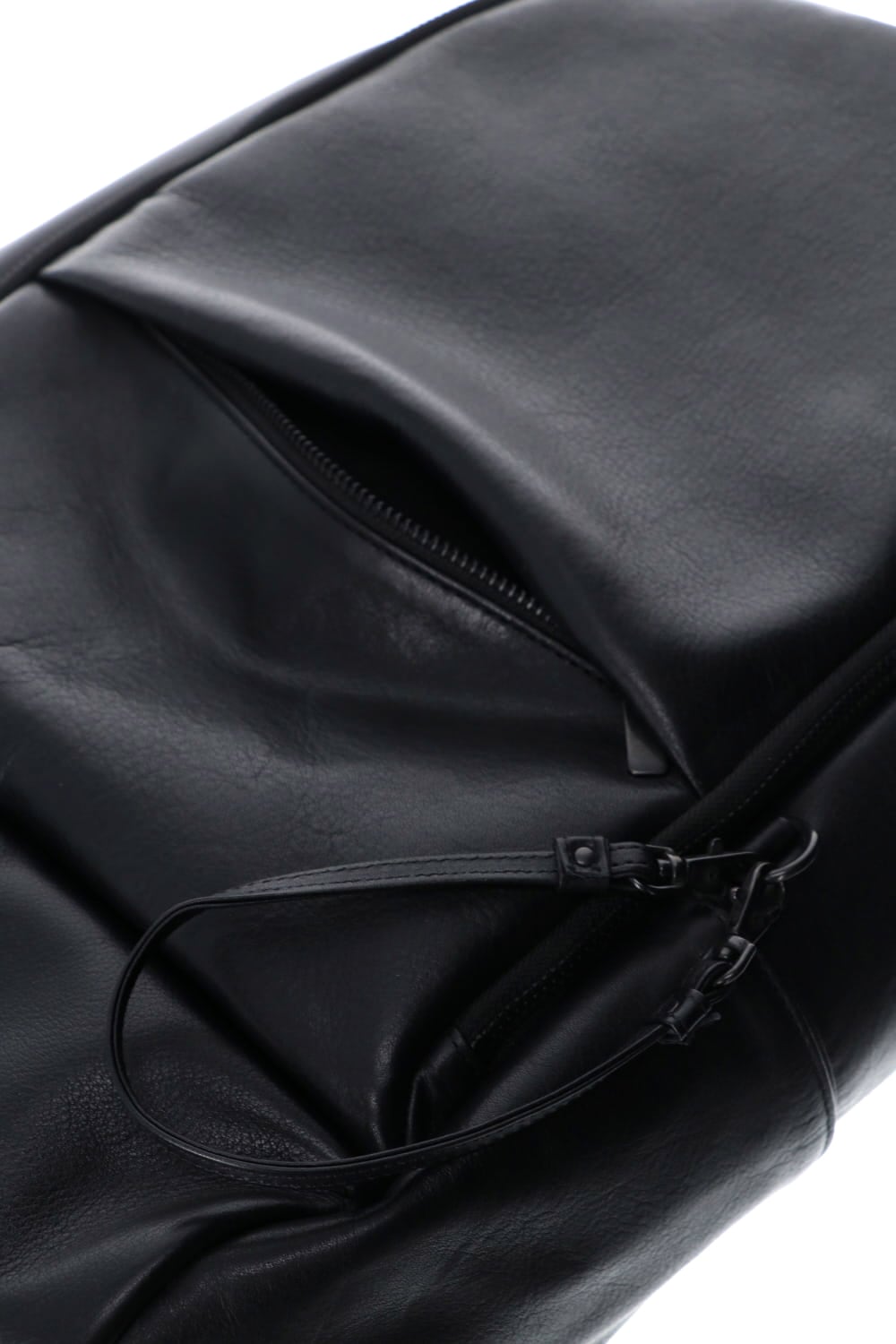 Leather backpack 'round double F'