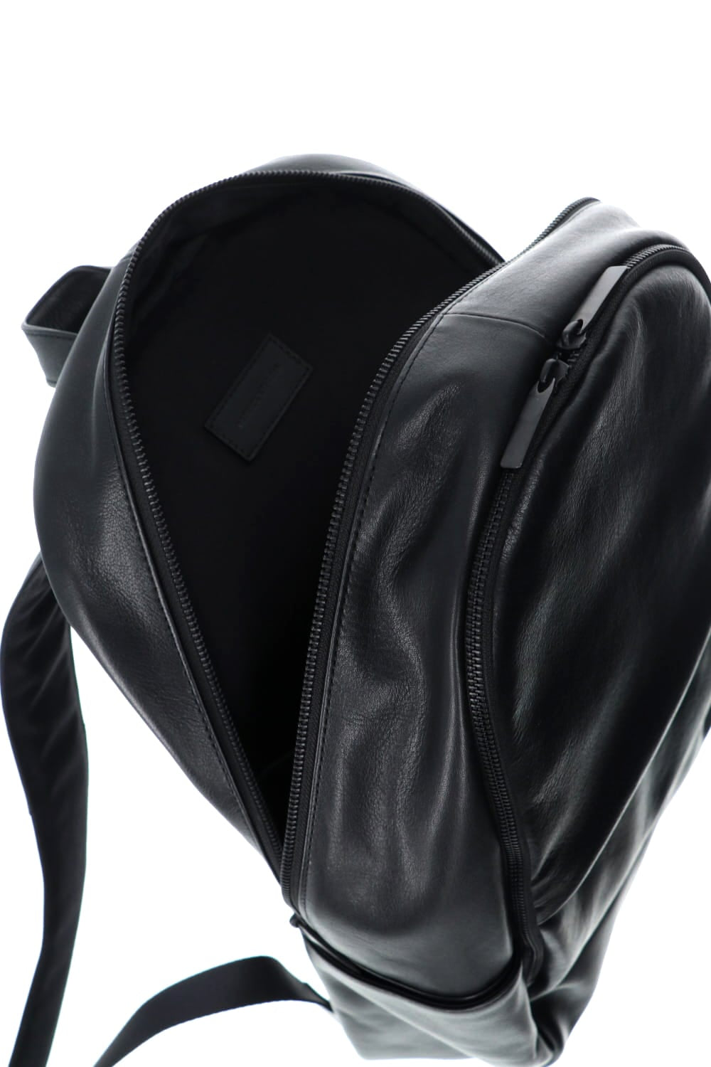 Leather backpack 'round double F'