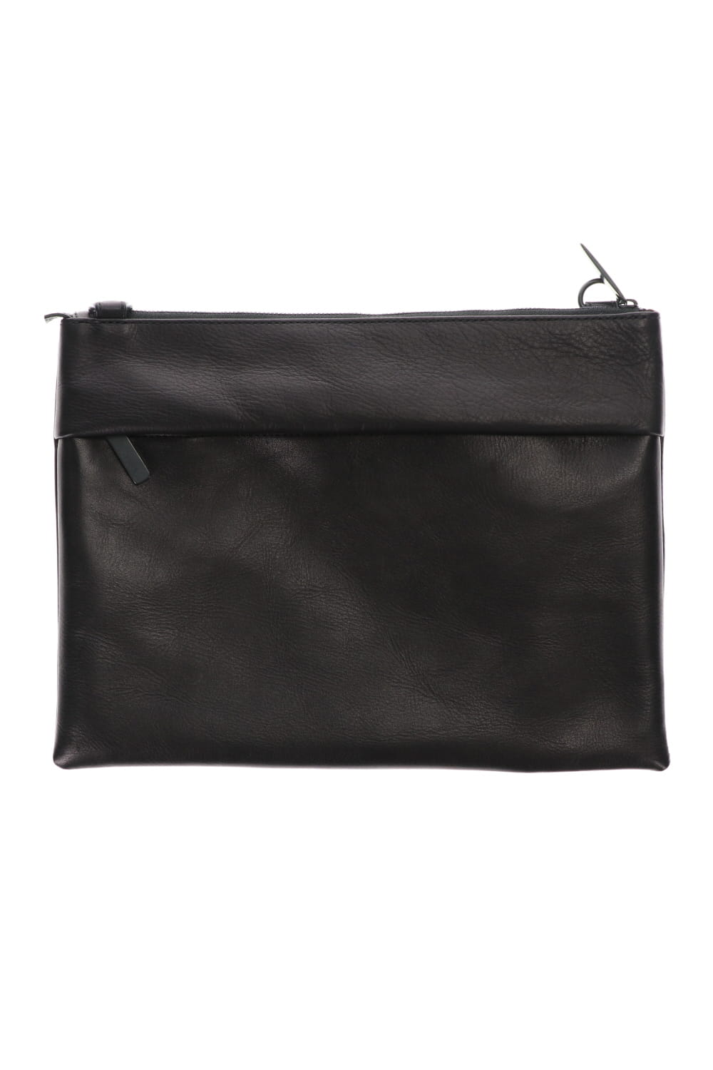 Leather shoulder bag 'grande poche' sacoche