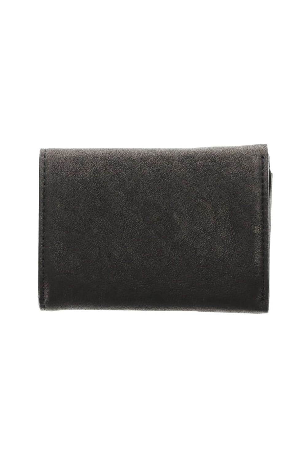 レザー トライフォールド ウォレット 'cartable' S.Black