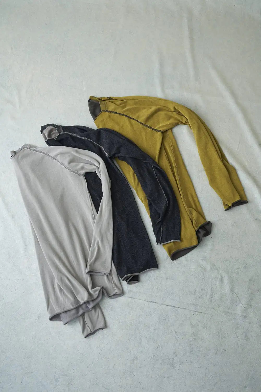 ロングスリーブハイツイストコットン Yellow