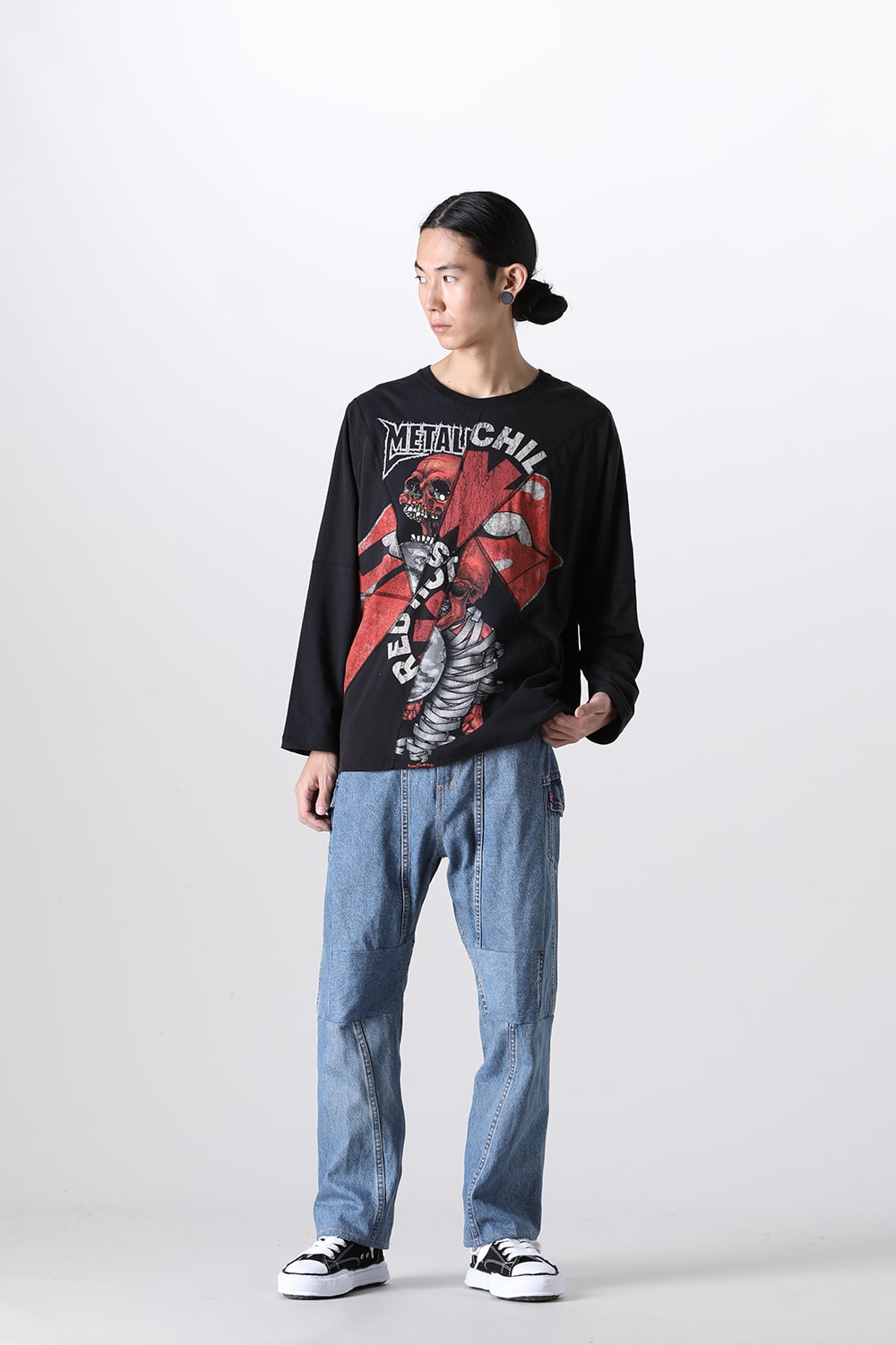 Denim Cargo Pants - L1