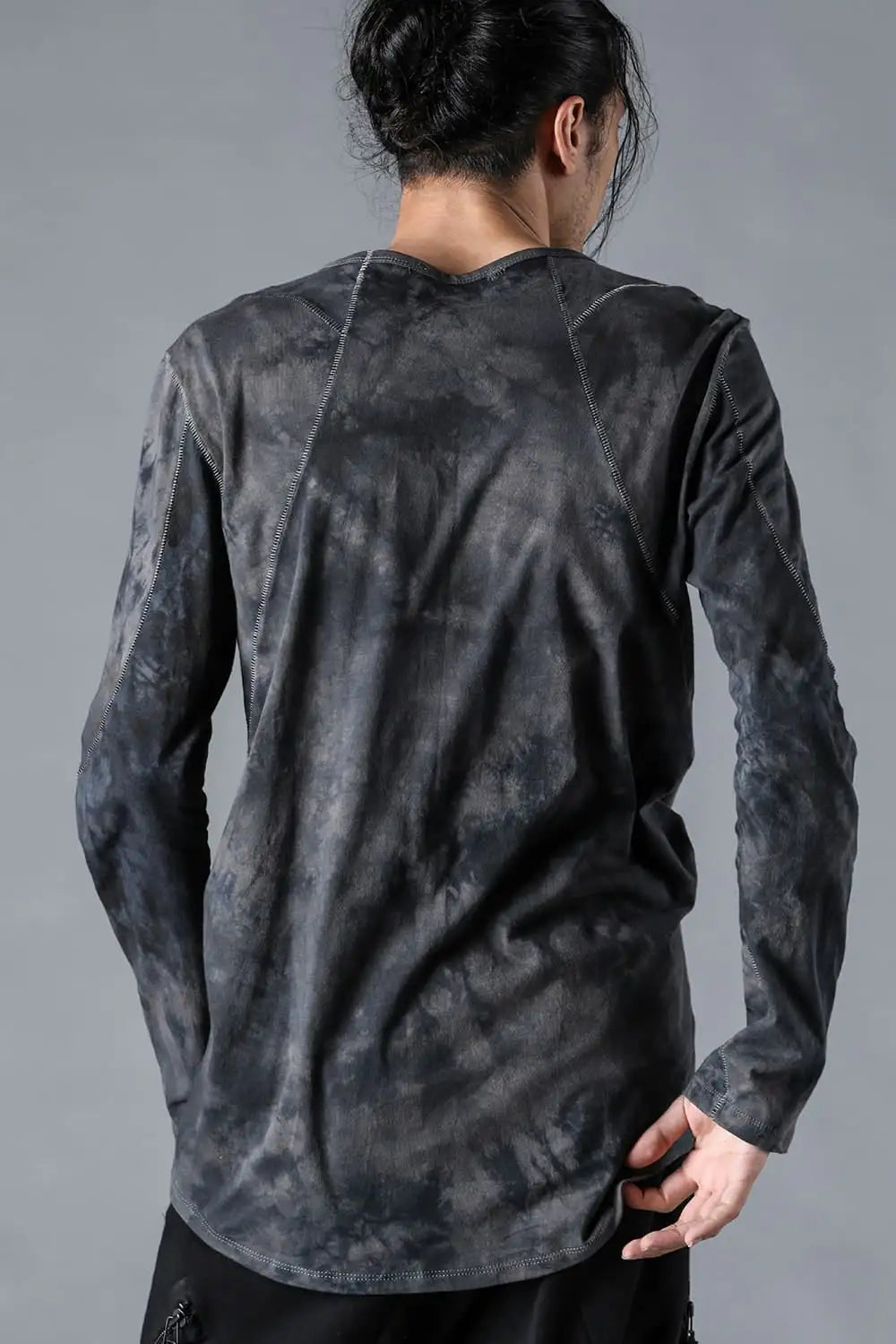 30/- Soft Cotton Jersey Long Sleeve T-Shirt Black