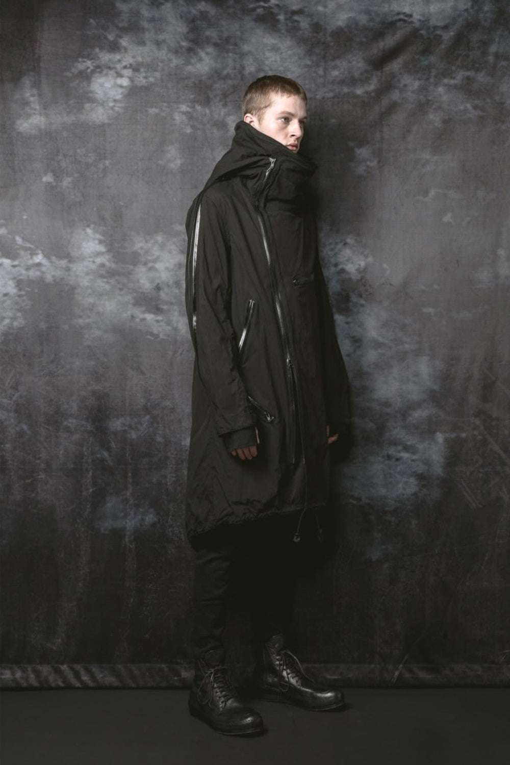 MULTI ZIP MILITARY COAT