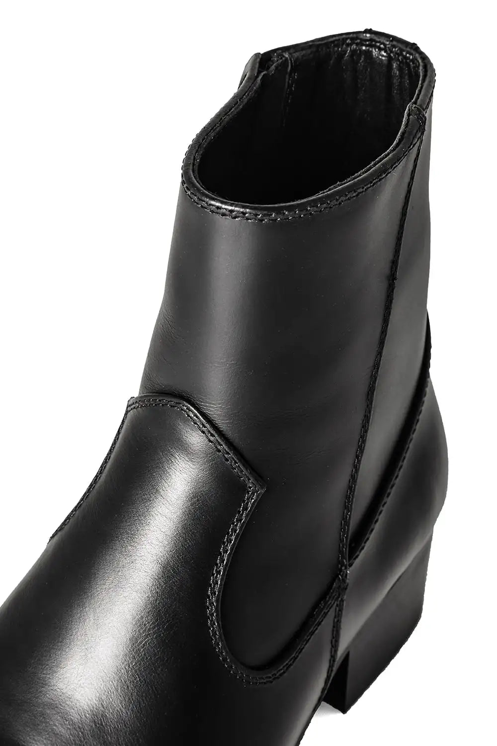 Kip Skin Heel Boots 1.8inch