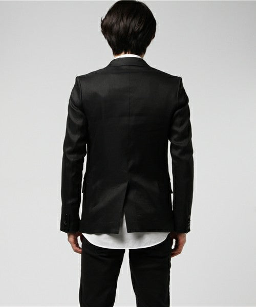Linen Lycrafit Twill Tailored Jacket