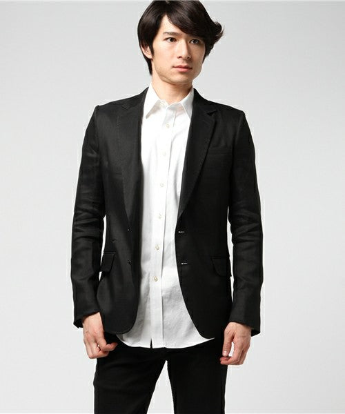 Linen Lycrafit Twill Tailored Jacket