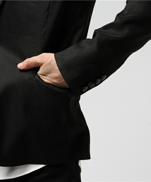 Linen Lycrafit Twill Tailored Jacket