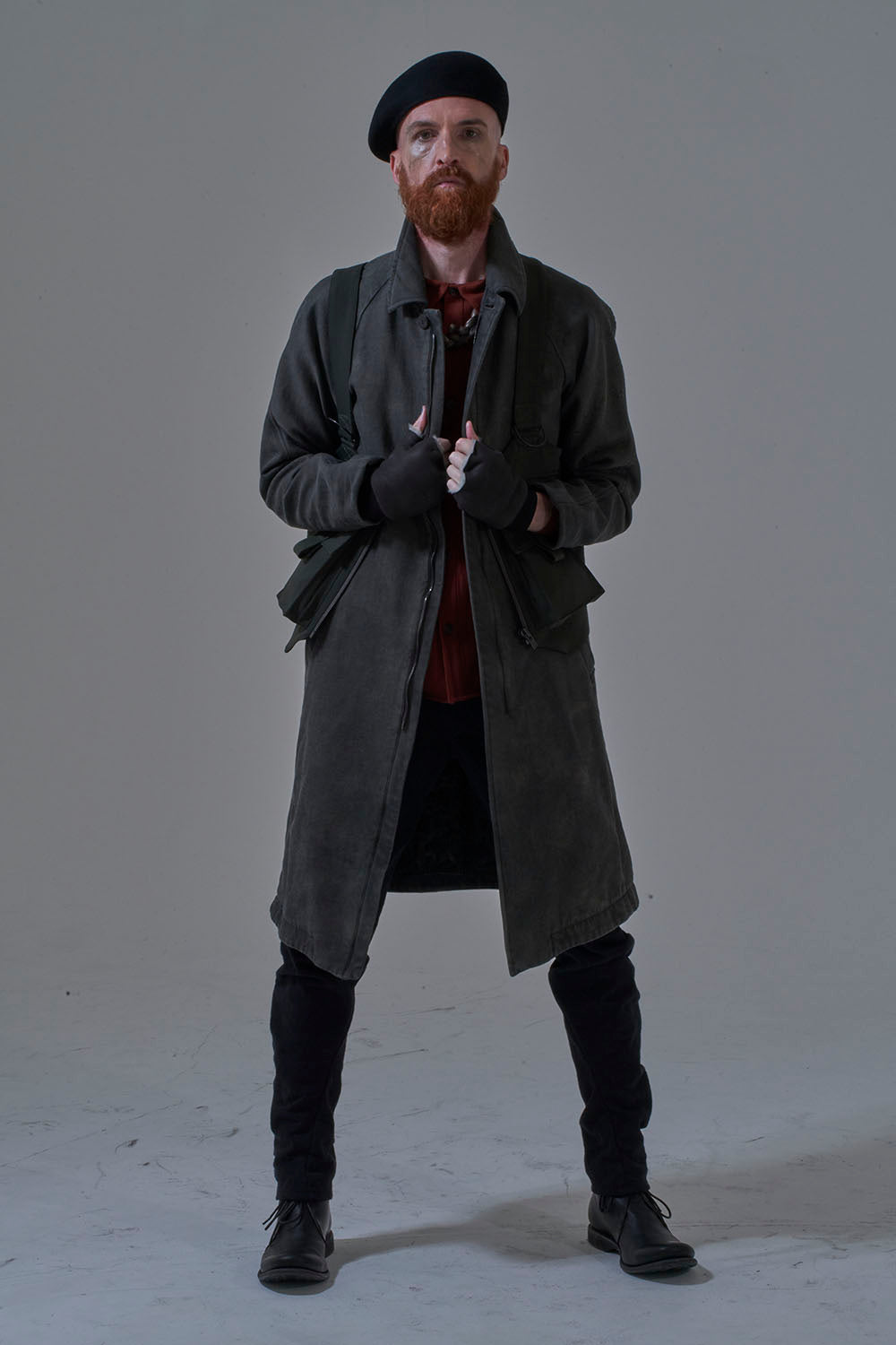 Product Dye Opal Processing Soutien Collar Coat