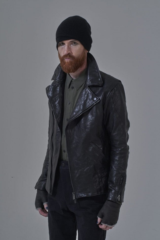 Guidi Horse Leather Double Riders Jacket