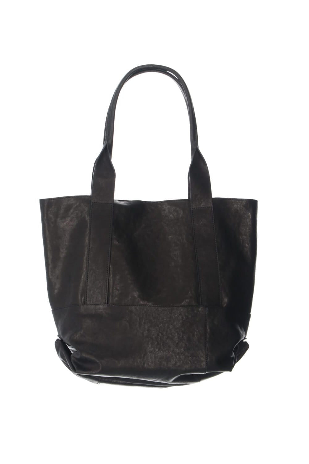 Leather tote 'thin & light' 2