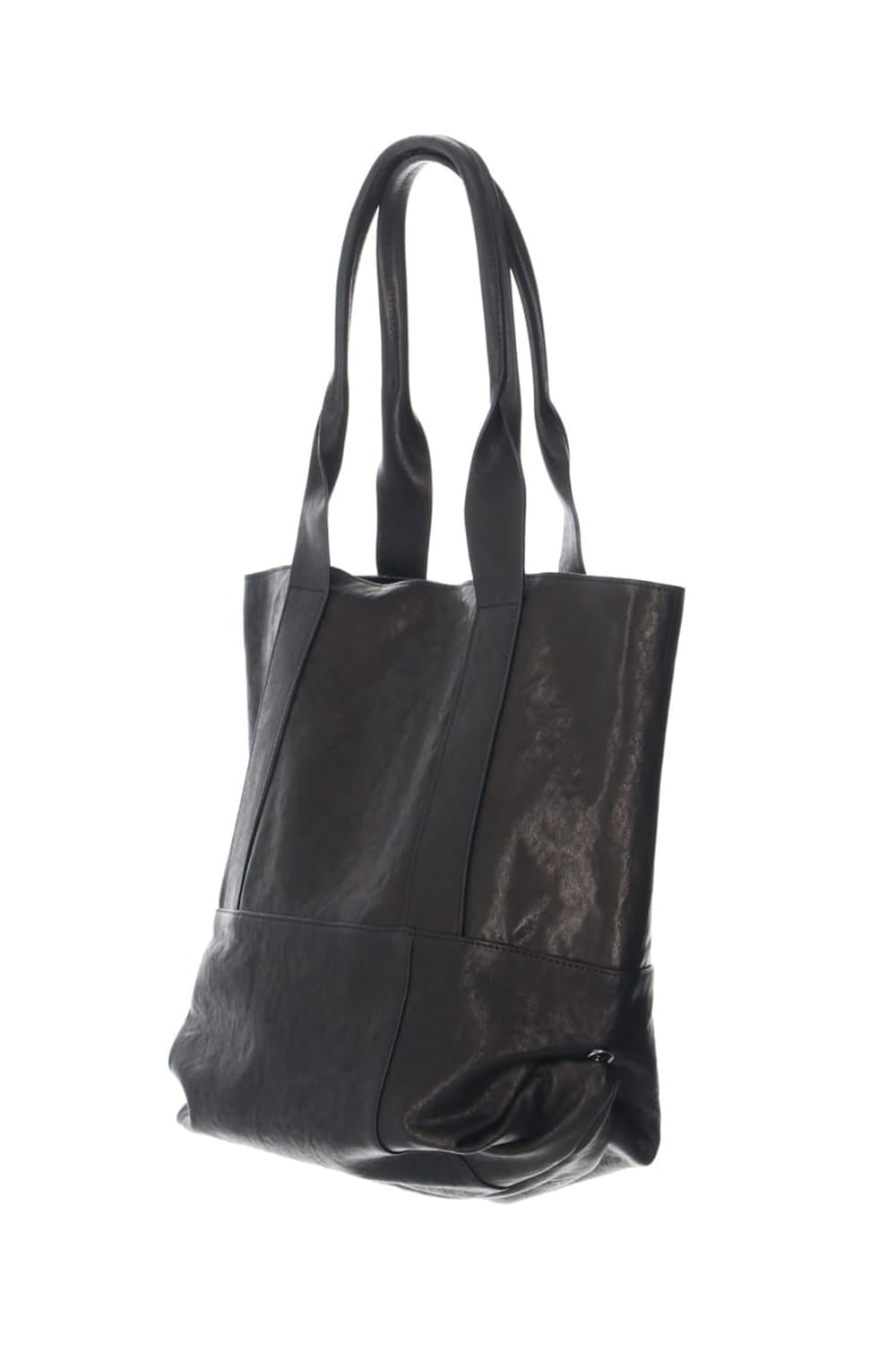 Leather tote 'thin & light' 2