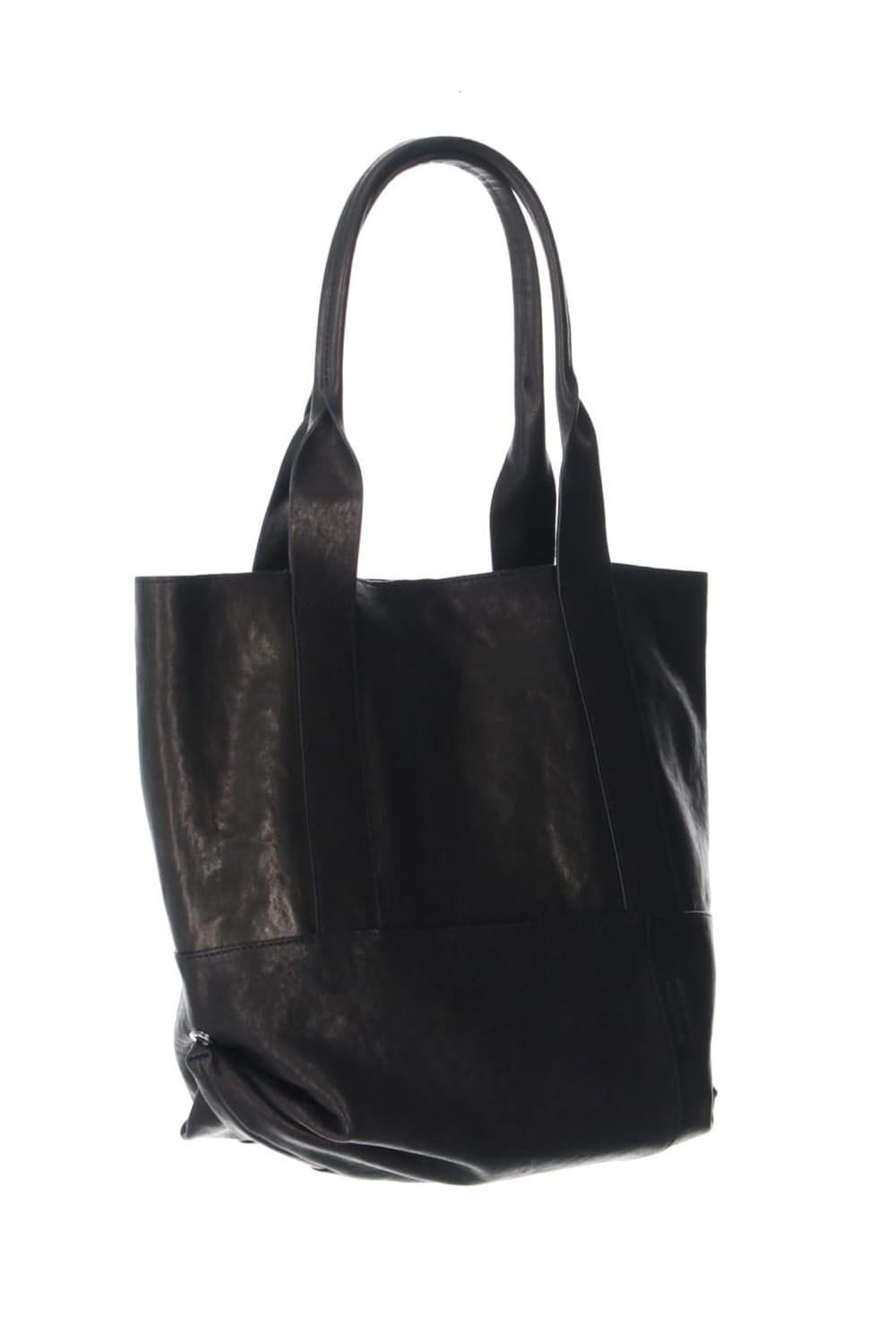 Leather tote 'thin & light' 2