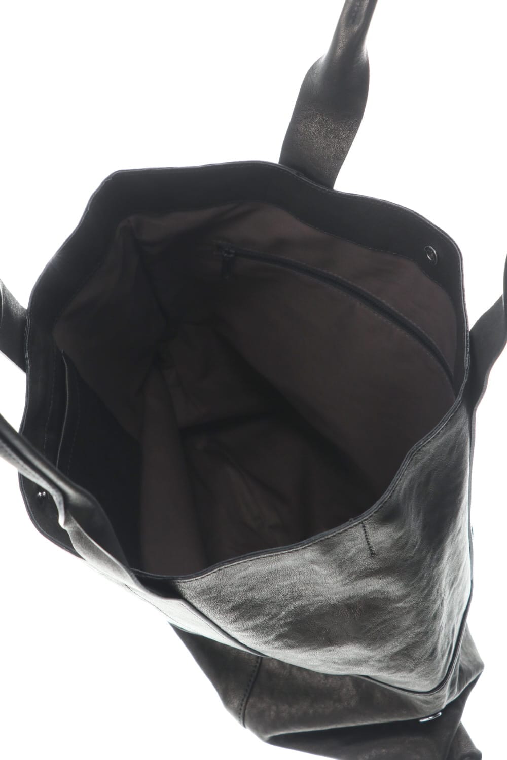 Leather tote 'thin & light' 2