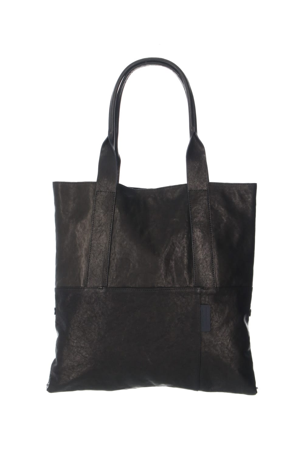 Leather tote 'thin & light' 2