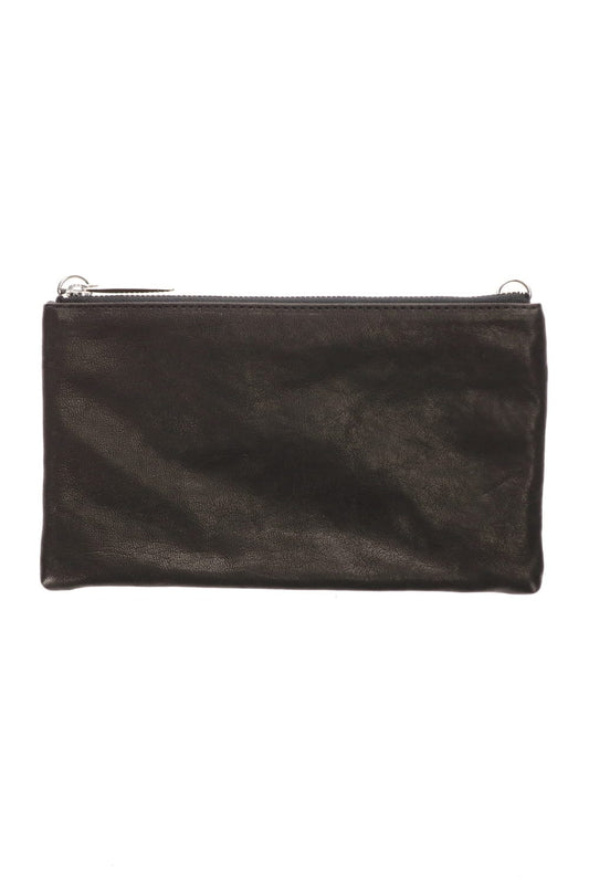 レザーミニミニサコッシュ'シャイン' BLACK