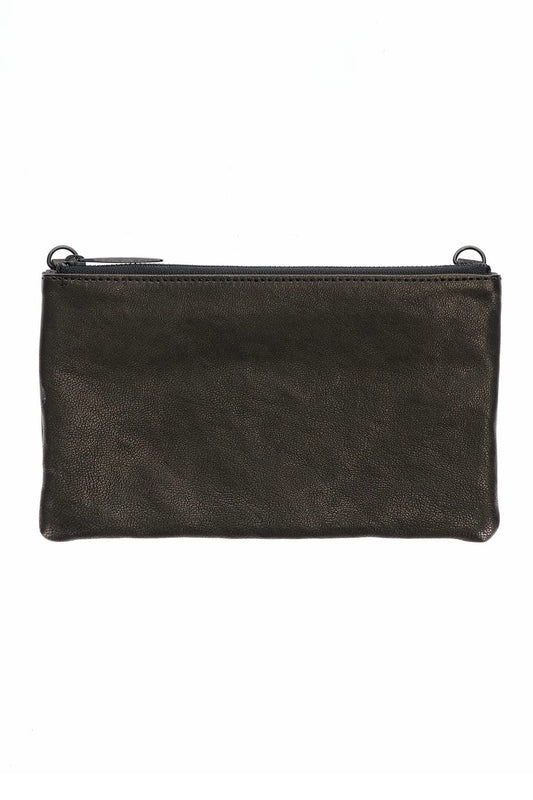 Leather minimini sacoche 'shine' B.Black