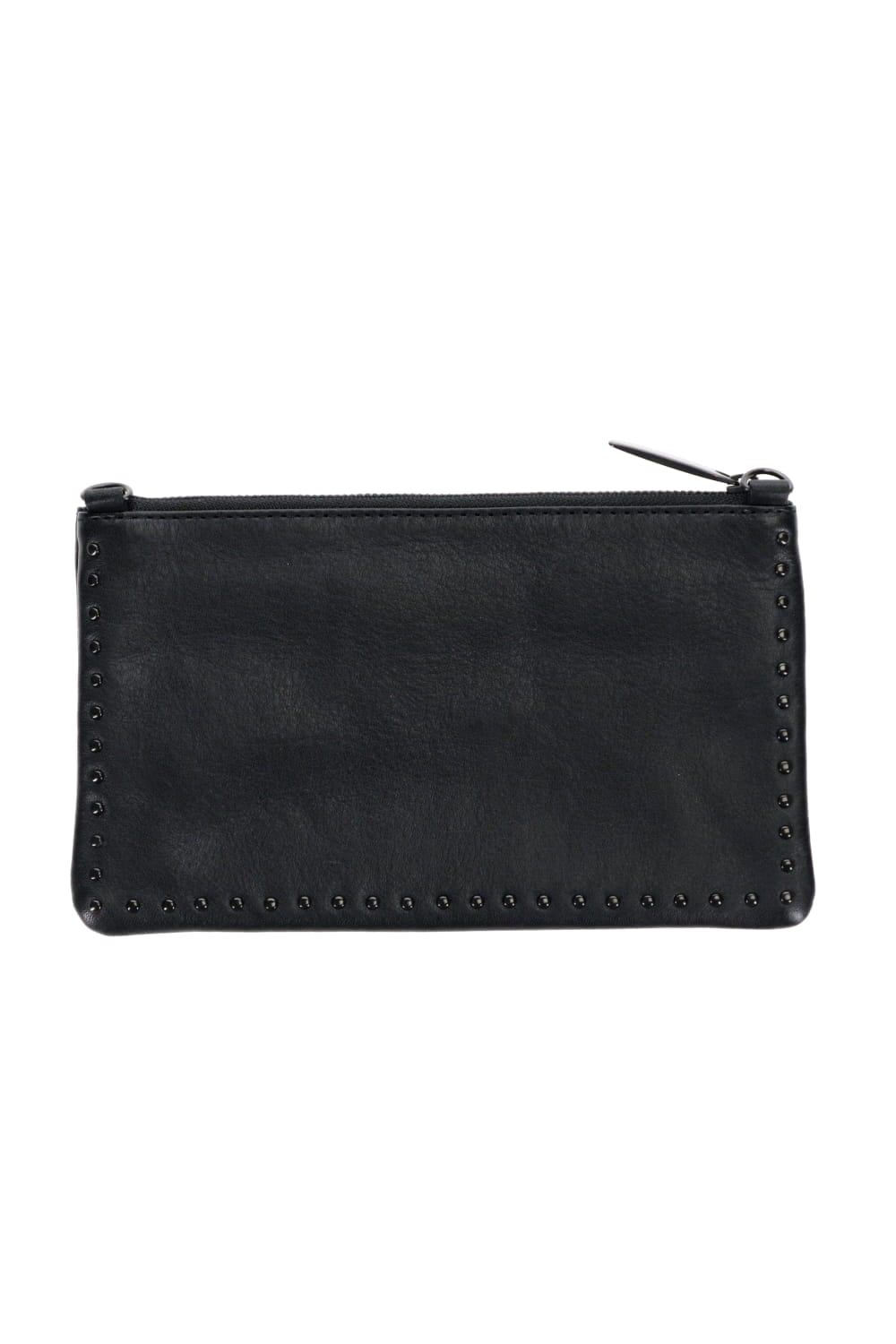 レザー ミニサコッシュ コーナースタッズ KS B.ブラック