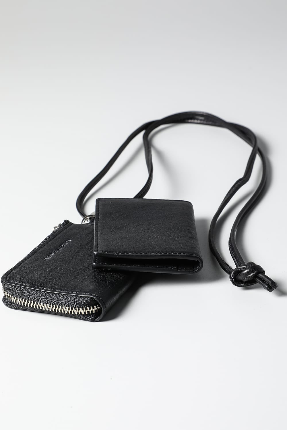 レザー ウォレット & カードケース エンプティ ハンデッド S.Black