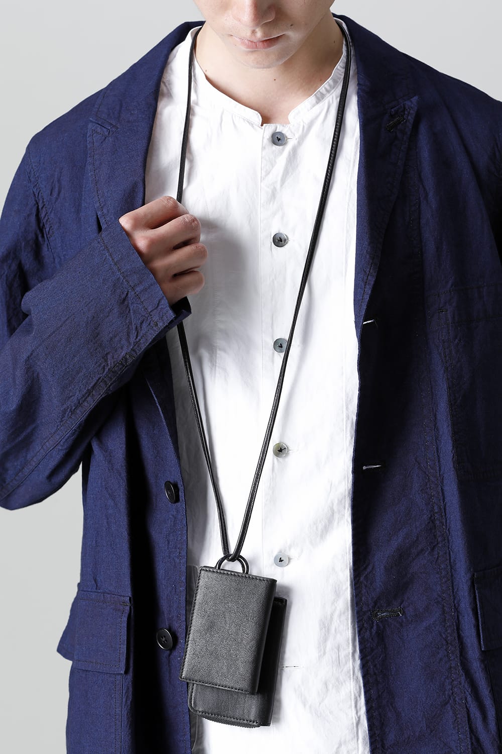 レザー ウォレット & カードケース エンプティ ハンデッド S.Black