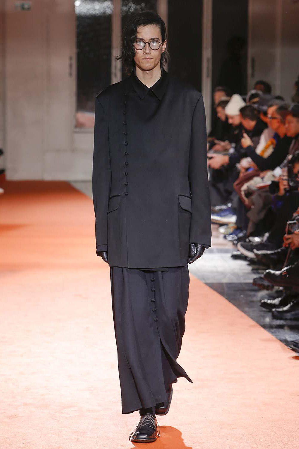 Monk button double jacket