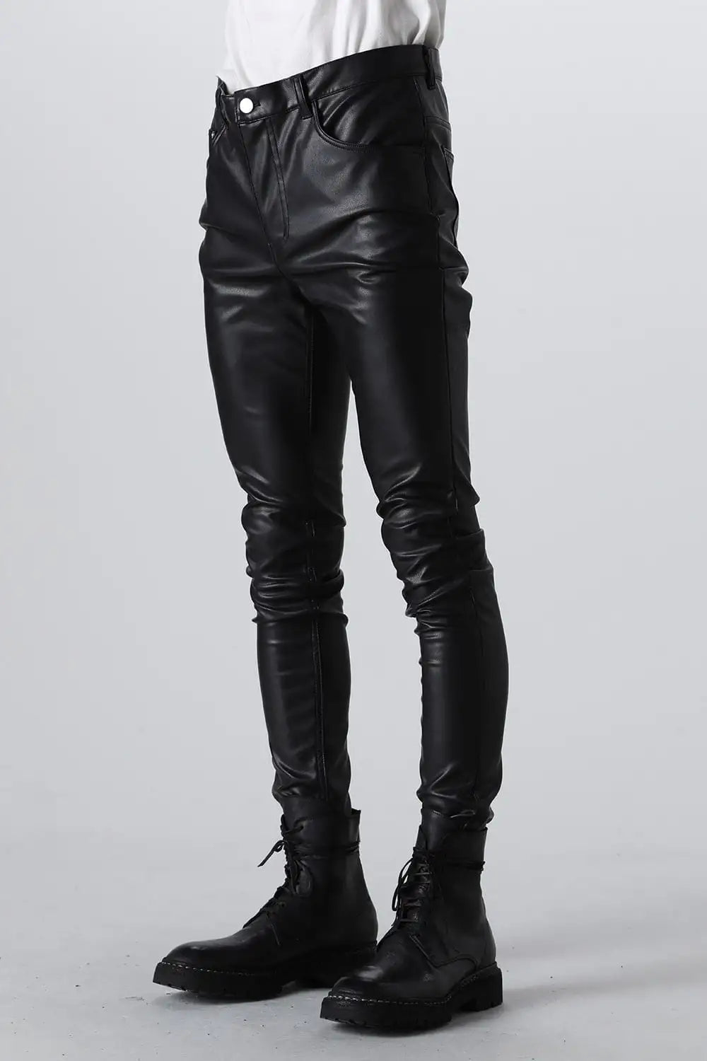 Washable Vegan Leather Leggings Pants