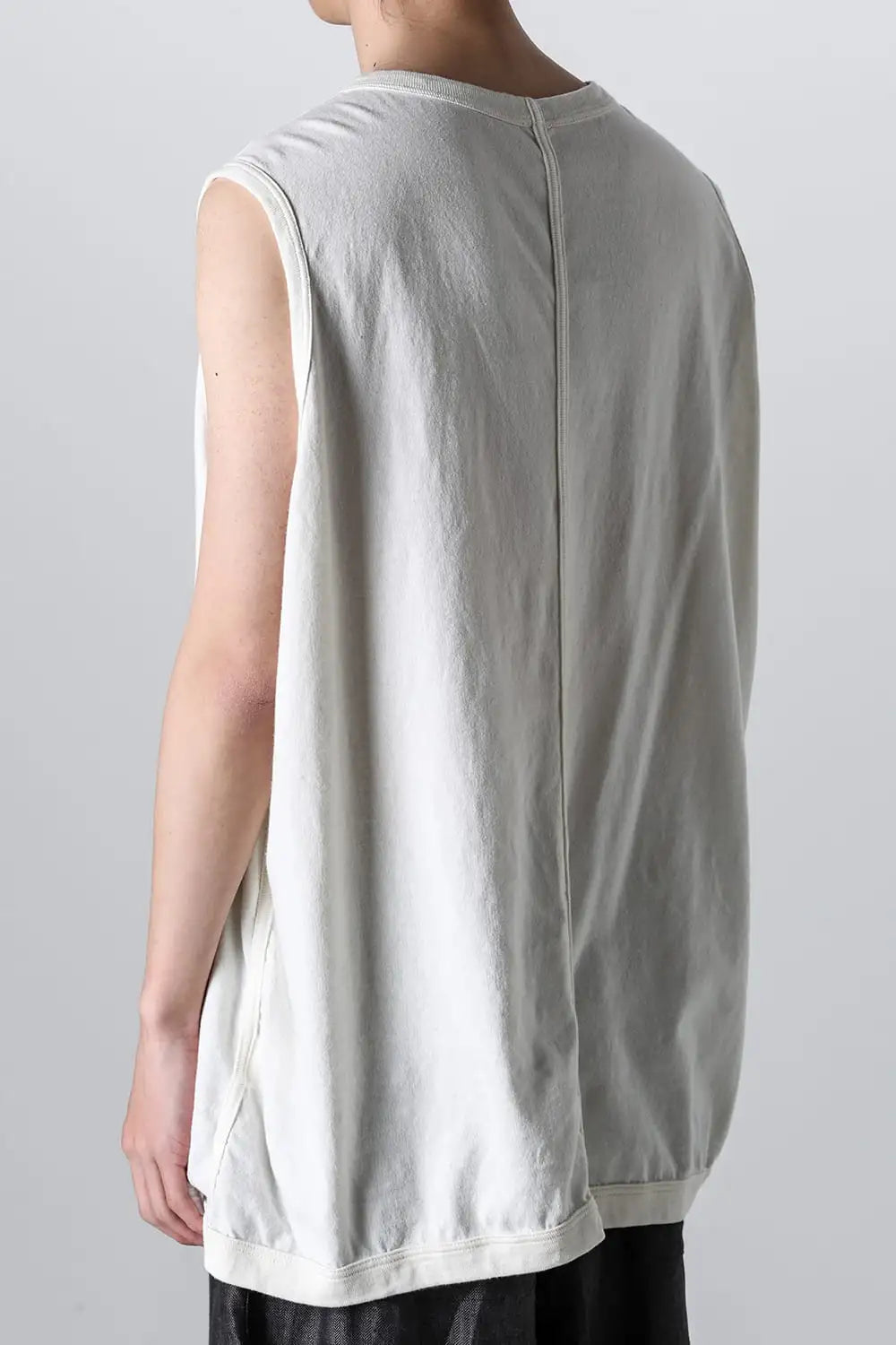 SLEEVELESS TEE Cotton Hemp Jersey KINARI