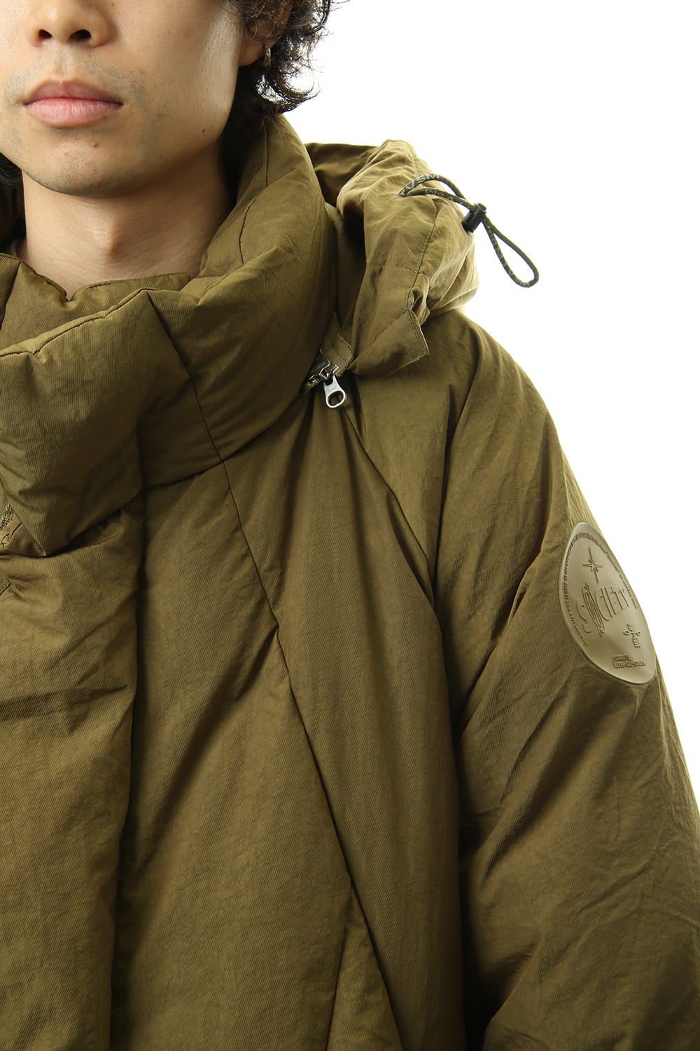 Darstronaut Geo cut Oversized down Khaki