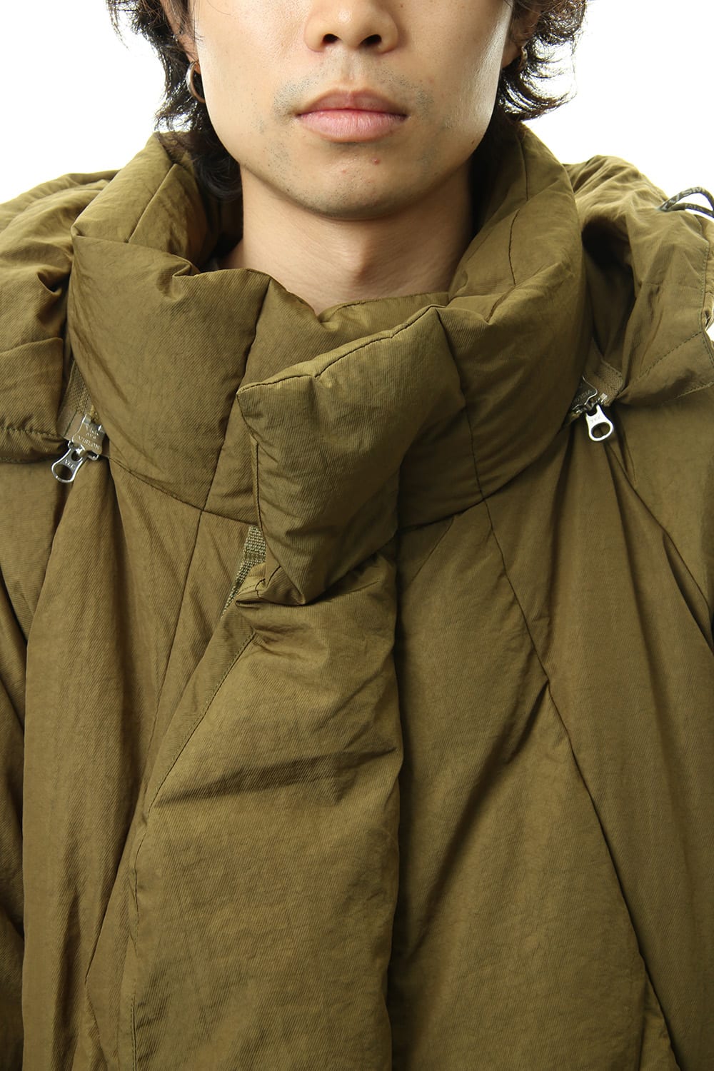 Darstronaut Geo cut Oversized down Khaki