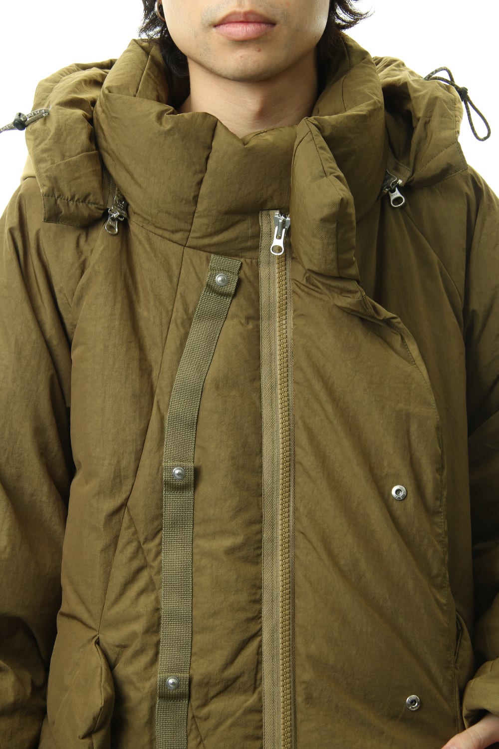 Darstronaut Geo cut Oversized down Khaki