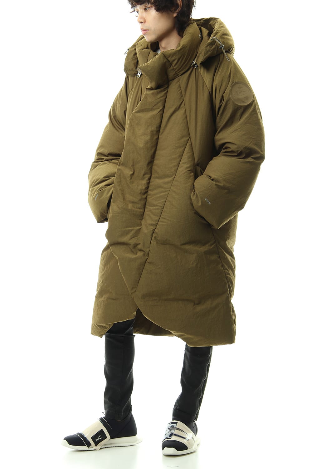 Darstronaut Geo cut Oversized down Khaki