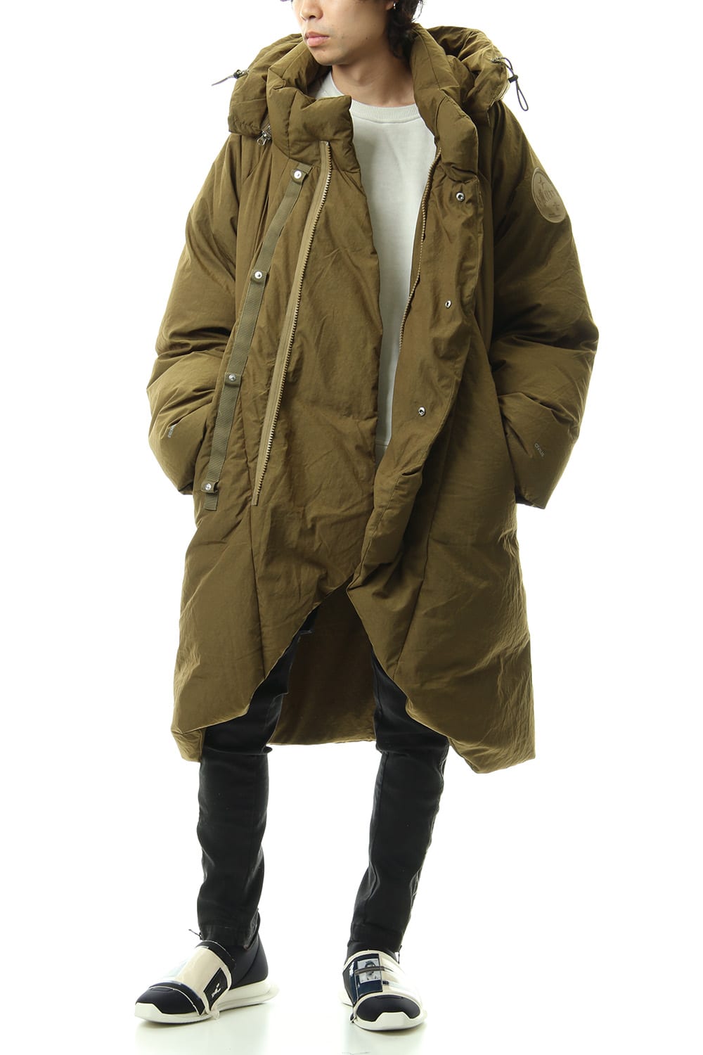 Darstronaut Geo cut Oversized down Khaki