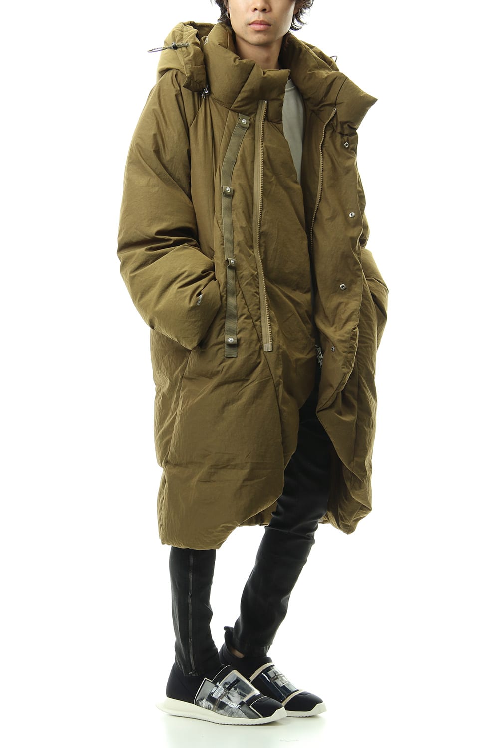 Darstronaut Geo cut Oversized down Khaki