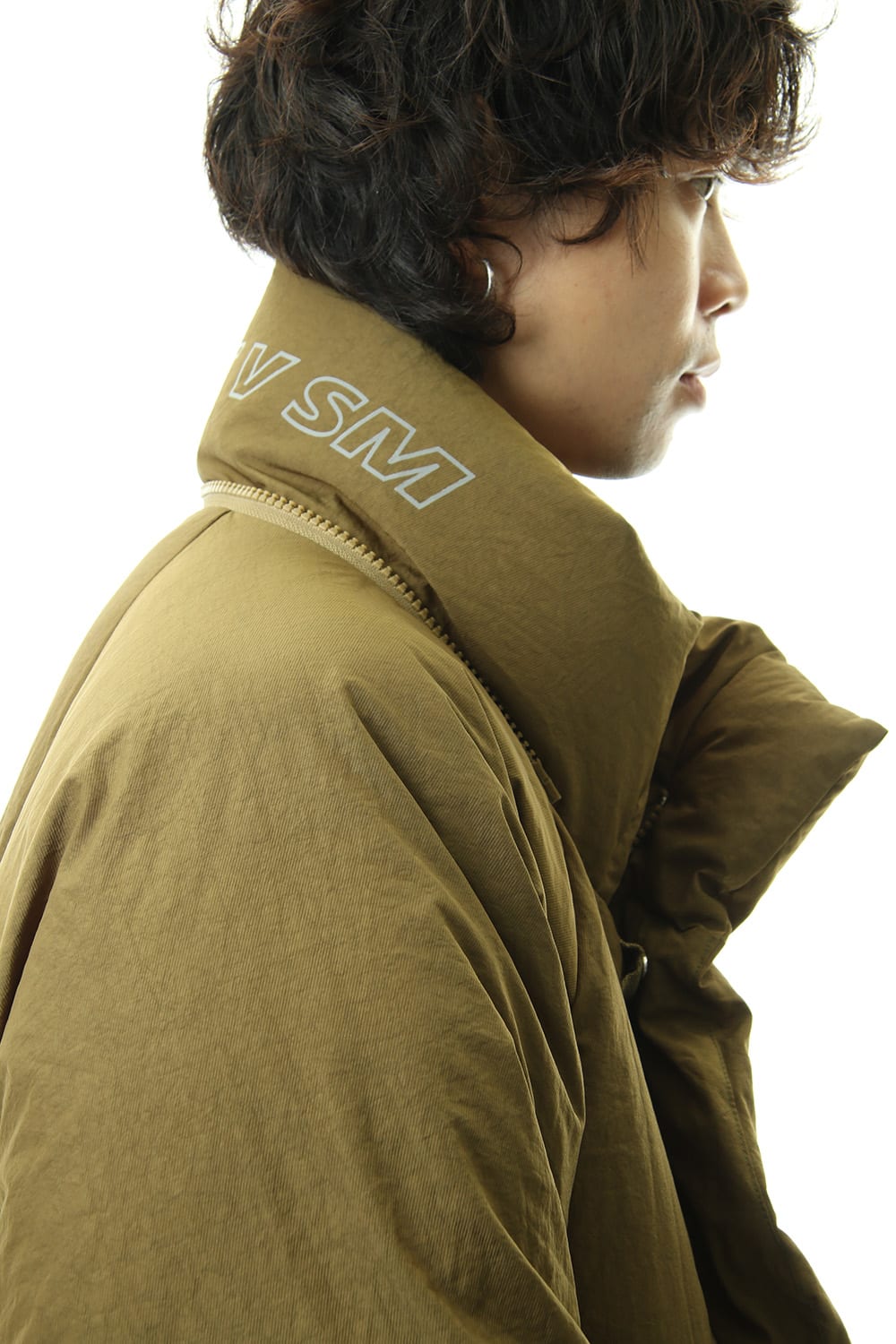 Darstronaut Geo cut Oversized down Khaki