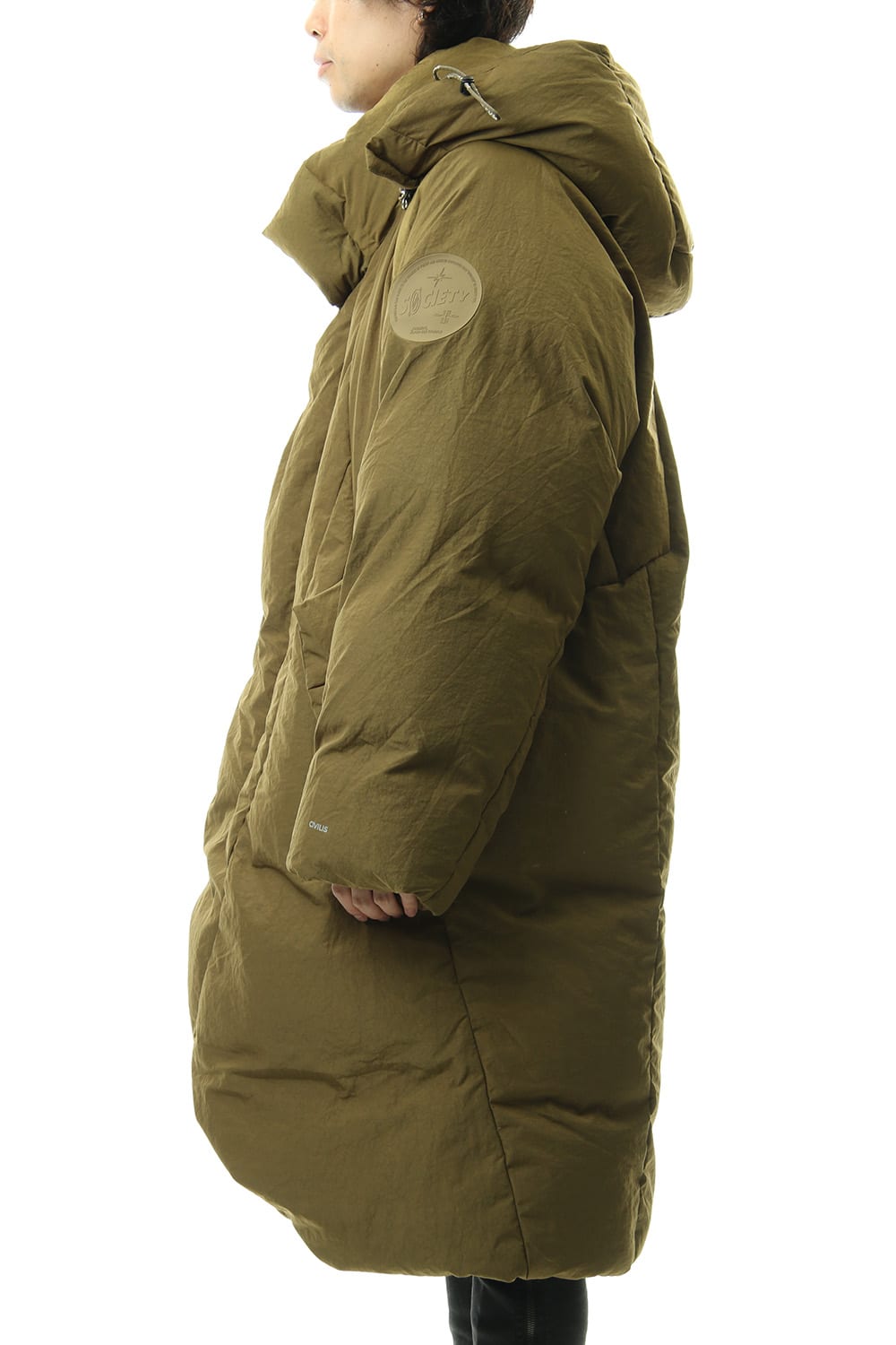 Darstronaut Geo cut Oversized down Khaki