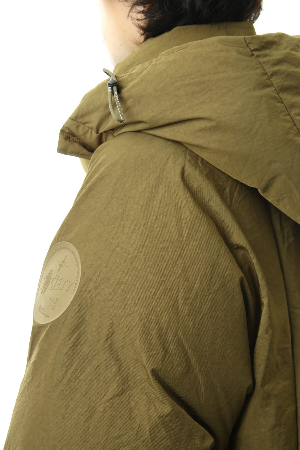 Darstronaut Geo cut Oversized down Khaki