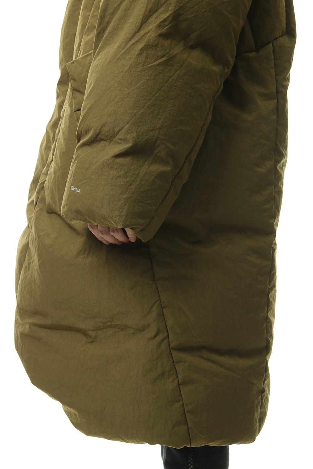 Darstronaut Geo cut Oversized down Khaki