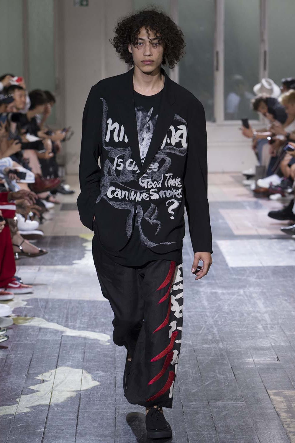 Right Pocket Discharge Print Jacket