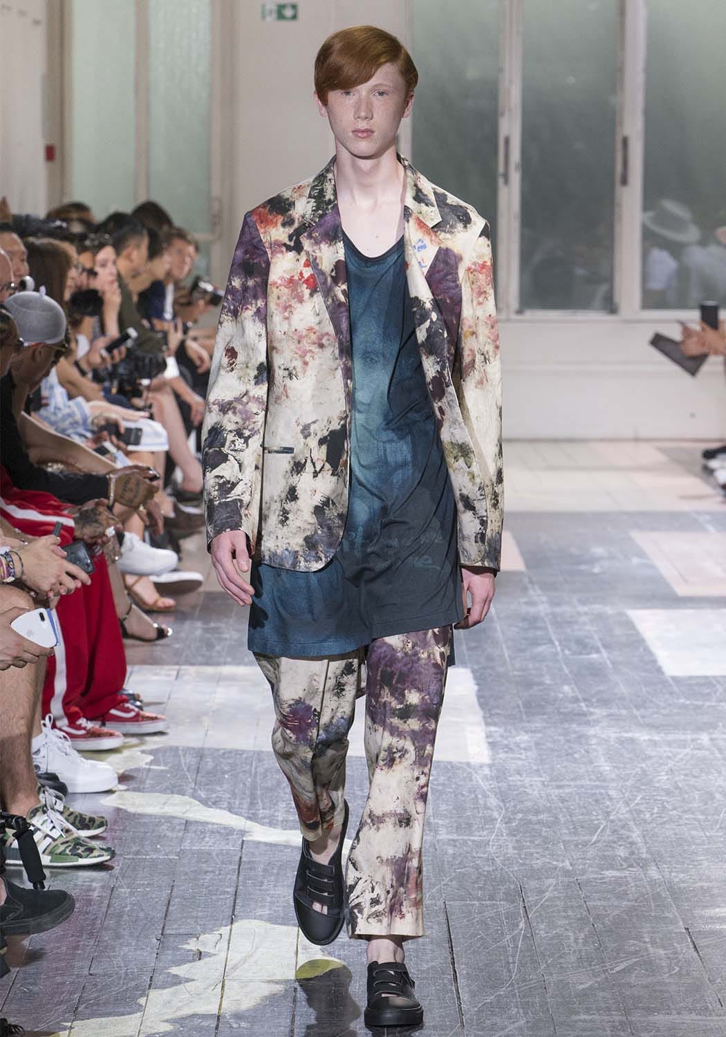 Print Oversized Round Neck Long Sleeve (Kagero)